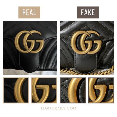 fake gucci marmont|gucci marmont bag vs real.